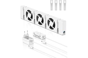 SOKTNEU Heizkörper Ventilator, Mono Set Smartes Heizgebläse für Heizungen, Langlebiger Heizverstärker für Unterheizungen, Heizungsventilator zur Erhöhung der Heizeffizienz, Bis zu 30% Energieeinsparung