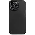 MARGOUN Leather Case Designed for iPhone 15 Pro Max Case Compatible with MagSafe Shockproof Protective Slim Cover (Black, Iphone 15 pro max)