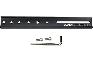 ‎SVBONY Svbony SV219 Uniwersalny Jaskółczy Ogon, 300mm Jaskółczy Ogon Płyta Montażowa Metalowe Szyny Akcesoria do Teleskopów Kompatybilne z Siodłem w Stylu Vixen