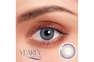 MISLENS Pack Lentillas de Hidrogel blandas 1 par Lentes de contacto color verde sin graduación. Duración: 12 meses. Incluye de regalo estuche y 10ml de solución. (VIOLETA)