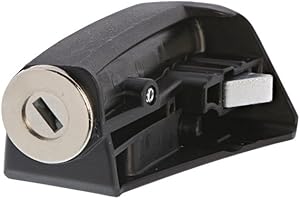 AXA Yamaha Frame Battery Pack Lock - czarny, N/A