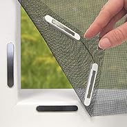 Hoberg Fenster-Fliegengitter mit innovativer Magnetbefestigung | Bis zu 150 x 130 cm individuell zuschneidbar,