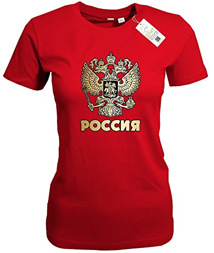 POCCNR – RUSSIA – RUSSLAND – Rot – WOMEN T-SHIRT by Jayess Gr. XXXL