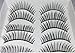 Accmart(TM) 10 Pairs Thin Long Natural Soft Reusable False Eyelashes Fake Eyelashes & Adhesives for Cosmetic Makeup Black