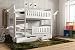 Produktbild Wohnideebilder Hochbett Etagenbett Kinderbett IGNAC für 2 Personen, Schlaffläche 90 cm x 200 cm, Weiss