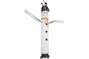 EIEBLEK Werbelufttänzer Aufblasbarer Luftschlauch, 3m Aufblasbarer Lufttänzer mit 550W Gebläse, 1450rpm, 210D Oxford-Stoff, Wackelnder Werbeschlauch für Events & Werbung