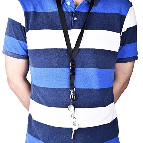 eBoot Edelstahl Sport Coach Whistle mit abnehmbarer Schnalle Schlüsselband - 3