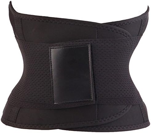 HrGlass Training Waist Cincher Training Belt (Large, Black)