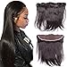 Sunwell Ear to Ear Full Lace Frontal Closure Silky Straight 13x4" Free Part with Baby Hair Brazilian Virgin Lace Front Closure Human Hair Can be Bleached, Natural Color 8"-20"