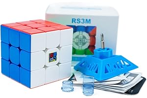 Aigidusansu Moyu RS3M 2020 Magnetwürfel 3x3x3 Zauberwürfel, professioneller Magnetischer Stickerloser Speed Cube, 3D Magic Puzzle Spiele für Kinder und Erwachsene
