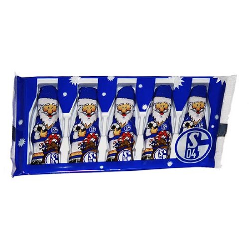 Preisvergleich Produktbild Kraft - Mini-Weihnachtsmänner Schalke 04 - 5St