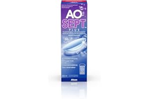 ALCON Aosept Plus Solution d'entretien pour lentilles | Bouteille individuelle | 1 x 360 ml