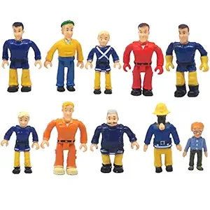 FUNERICA Set of 10 Toy and Fireman Figures