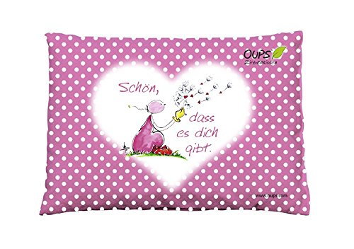 Preisvergleich Produktbild Oups Zirbenkissen Rosa: Schön, dass es dich gibt