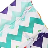 ROSENICE Baby Wickeltasche Wasserdicht Reißverschluss Wiederverwendbare Waschbar - 6