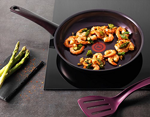 Tefal C40206 Dark Ruby Pfanne (28 cm, keramikversiegelt, Aluminium) aubergine - 2