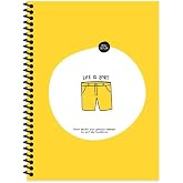 Keskin Color Hisli Şeyler 18,5x25 Spiralli &Ccedil;izgili Defter Life Is Şort