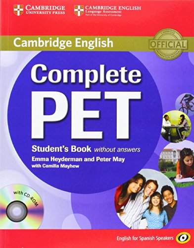 Complete PET for Spanish Speakers Student's Book without Answers with CDROM