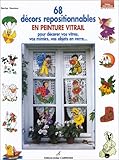 Image de 68 décors repositionnables en peinture vitrail pour décorer vos vitres, vos miroirs, vos objets en verre...