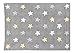 Lorena Canals Tricolour Stars Washable Rug (Grey/Blue)