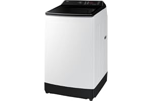 Samsung WA80F13B6WYL 13KG top load washing machine, inverter motor,LED Display, easy closing Glass door,child lock,AI wash,vibration reduction,Ecobubble,BubbleStorm,magic filter,smart things,white