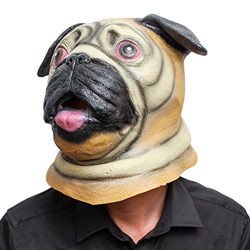 Horrormaske Tiermaske: Latex Costume Head Mask for Kids and Adults Attending Theme Party - 4