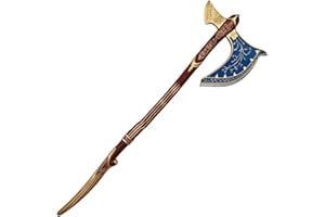 damdos Halloween Cosplay Props 37" God-War Axe Cosplay Viking Axe Foam Leviathan Axes Weapon Birthday Gifts, God-war Axe