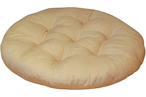 JIMMACKEY Rond Coussin de Chaise Galette de Chaise pour Maison Bureau Jardin Coussin Decoratif pour Terrasse Tatami Siège Intérieur Extérieur 35 x 35 cm (E)