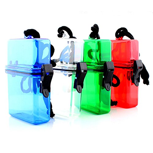 Blanketswarm Outdoor Waterproof Plastic Container Key Money Storage Box Case Holder ABS