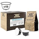 Note D'Espresso - Cápsulas de café descafeinado Exclusivamente Compatibles con cafeteras de cápsulas Nescafé* y Dolce Gusto* 7 g (caja de 48 unidades)