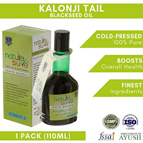 Nature Sure Kalonji Oil (Black Seed Oil) Cold Pressed-110ml RS.294.00