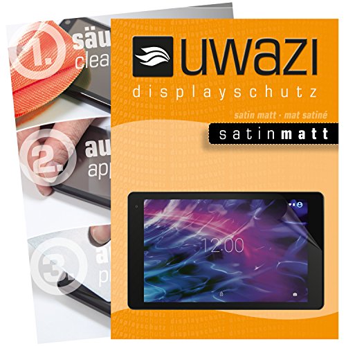 Preisvergleich Produktbild uwazi Medion Lifetab X10607 Schutzfolie 3x satin-matt Displayschutzfolie Folie