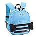 Produktbild Kinder Rucksack, HUIHUI Cartoon Canvas Backpack Schultertaschen Wasserdicht Reiserucksack Outdoor Wanderrucksacke Rucksack Schultasche Mode 2018 verrückter (Blau)