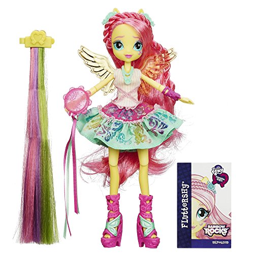 My Little Pony Equestria Girls Rainbow Rocks Fluttershy Rockin Hairstyle Doll