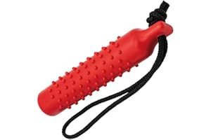 GREHGE Procyon Apportier-Dummy TPR - EIN gut sichtbarer, großer Hunde-Dummy aus hygienischem, weichem TPR-Gummi, Rot