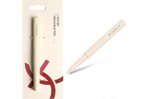 KEARING White Water Erasable Marking Pen for Fabric, Smooth Touch Disappearing Ink Marker, Fabric Embroidery Pen, Water Soluble Tool for Quilting, Sewing, DIY Crafts