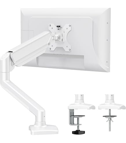 Bras Support Moniteur à Gaz ELIVED - Pour écrans 13 à 32" (2-10 Kg) - VESA 75/100 - Réglable En Hauteur, Inclinaison Et Rotation