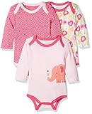 Hochwertige langarm Bodies im praktischen 3er Pack in Interlock Qualität. Die weiche und elastische Qualität überzeugt mit einem angenehmen Tragekomfort. Ein weit zu öffnender Schlupfausschnitt und praktische Druckknöpfe im Schrittbereich ermöglichen ein bequemes An- und Ausziehen und einen schnellen Windelwechsel. Schadstoffgeprüft nach Oeko-Tex-Standard 100 Klasse 1 (Prüfnummer: 11.0.86164 Hohenstein).