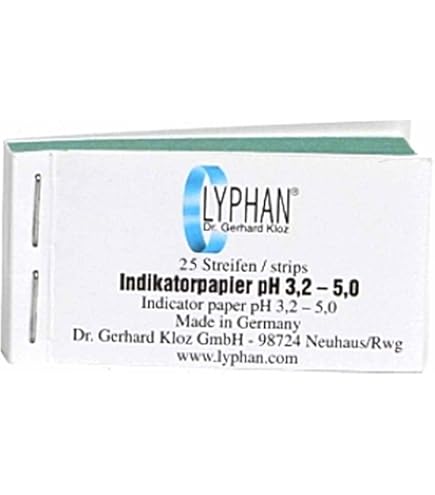 PATIKIL 4Stk.PH-Teststreifen 6.4-8.0, 80 Indikatorpapiere, Lackmus-Tester für Wasser, Lebensmittel, Boden, Alkali-Säure-Tests