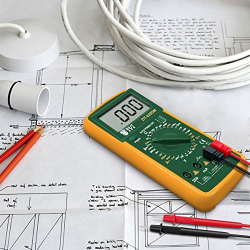 ELEGIANT Digital LCD Multimeter Transistor Meter Messgerät Voltmeter Amperemeter 20A 400V Volt AMP OHM-Kontrolleur-Prüfvorrichtung AC DC - 3