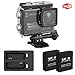 Produktbild SJCAM SJ6 Legend WIFI 4K 16MP Action Kamera mit 2.0 HD Touchscreen 0.9 Front LCD Screen 170 ° Weitwinkel Gyro Stabilisierung Externes Mikrofon Fernbedienung Wasserdichte Unterwasser Digital Action Kam