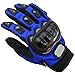 Produktbild DP Design® Handschuhe Moto Unisex mit Knöchelprotektor Motorrad Motocross Enduro Blau