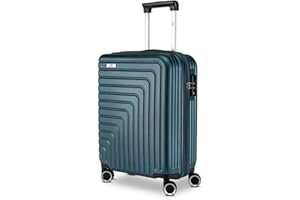 Ciak Roncato Trolley rigido ultraleggero e capiente, zip espandibile .Chiusura a combinazione laterale con TSA, 4 ruote gemellari e pivotanti per facilitare il trasporto. 40x55x20-23 cm 39