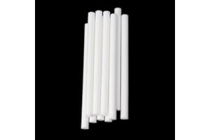 SKYVOV fivekim - Lote de 10 humidificadores, filtros de algodón y Varilla para humidificador, difusor de Aroma, humidificador, Filtro de algodón, Color Blanco