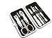 Produktbild 7Pcs Maniküre-Satz - Multifunktionsnagel-Sorgfalt-Installationssatz / Maniküre-Satz für Männer und Frauen / Pinzette, Nagelhautschieber, doppelter Picker / persönlicher Nagelscherer-Werkzeuge mit Nagelscherer / Akte, Augenbraue-Scheren
