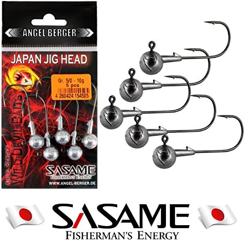 Wild Devil Baits Japan Jig Head Pack of 5), natural, 6/0 14g - 5 Stück