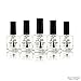 6 x TOP COAT BIG NAIL VARNISH POLISH CLEAR NAIL VARNISH 20 ML WITH PURSE