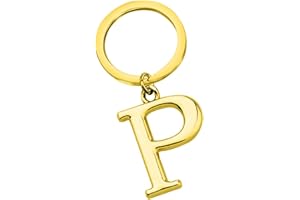 Freedale Gold Letter A-Z Keychain for Women Men Purse Handbags Metal Alphabet Initial Letter Key Ring Novelty-keychain