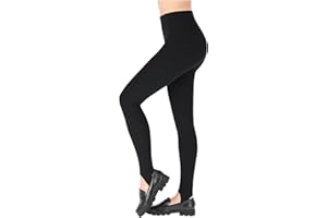 FUTURO FASHION Womens Opaque Stirrup Leggings Thermal Thights LS