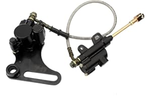 Gorise Heavy Duty Rear Disc Brake Caliper Assembly Metal Hydraulic System for Motocross 110cc 125cc 140cc Rear Brake Pump Calipers